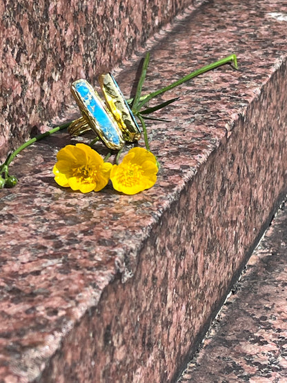 Turquoise Pillar Ring