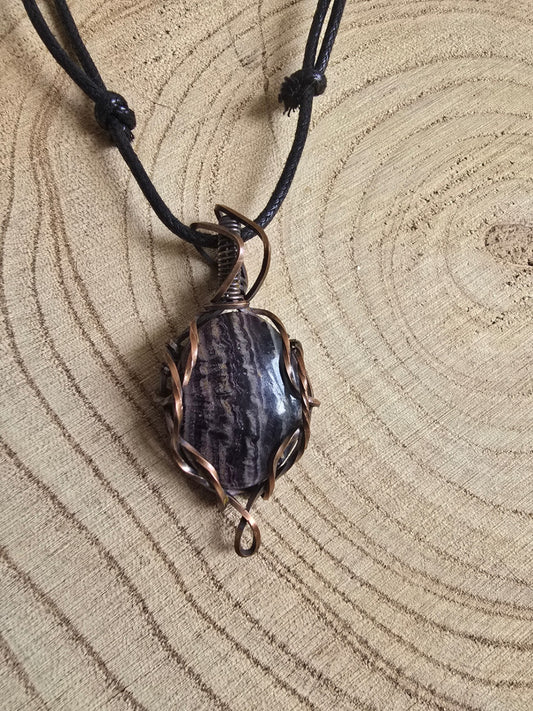 Rainbow Flourite necklace 