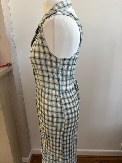 Plaid checkered dress