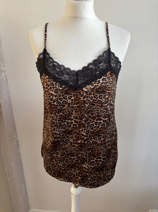 Leopard print cami top