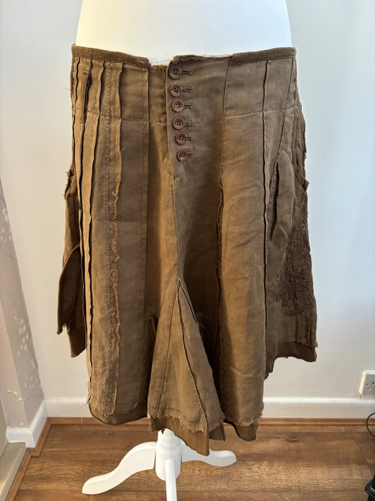 Khaki skirt 