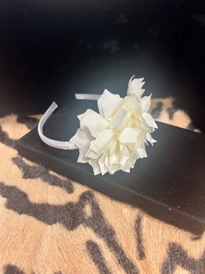 White Flower Headband