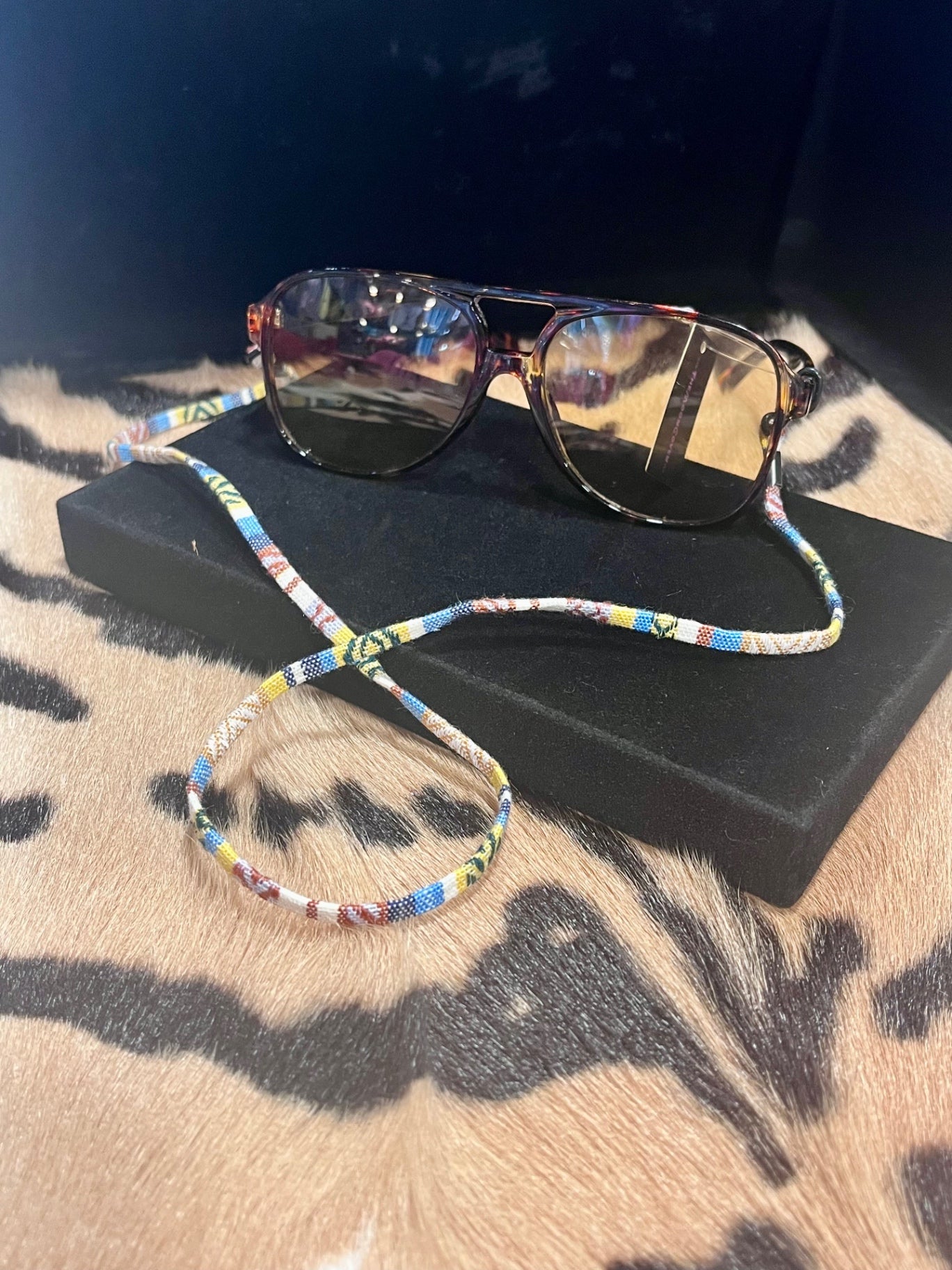 Aztec Sunnies Strap Chain Cream