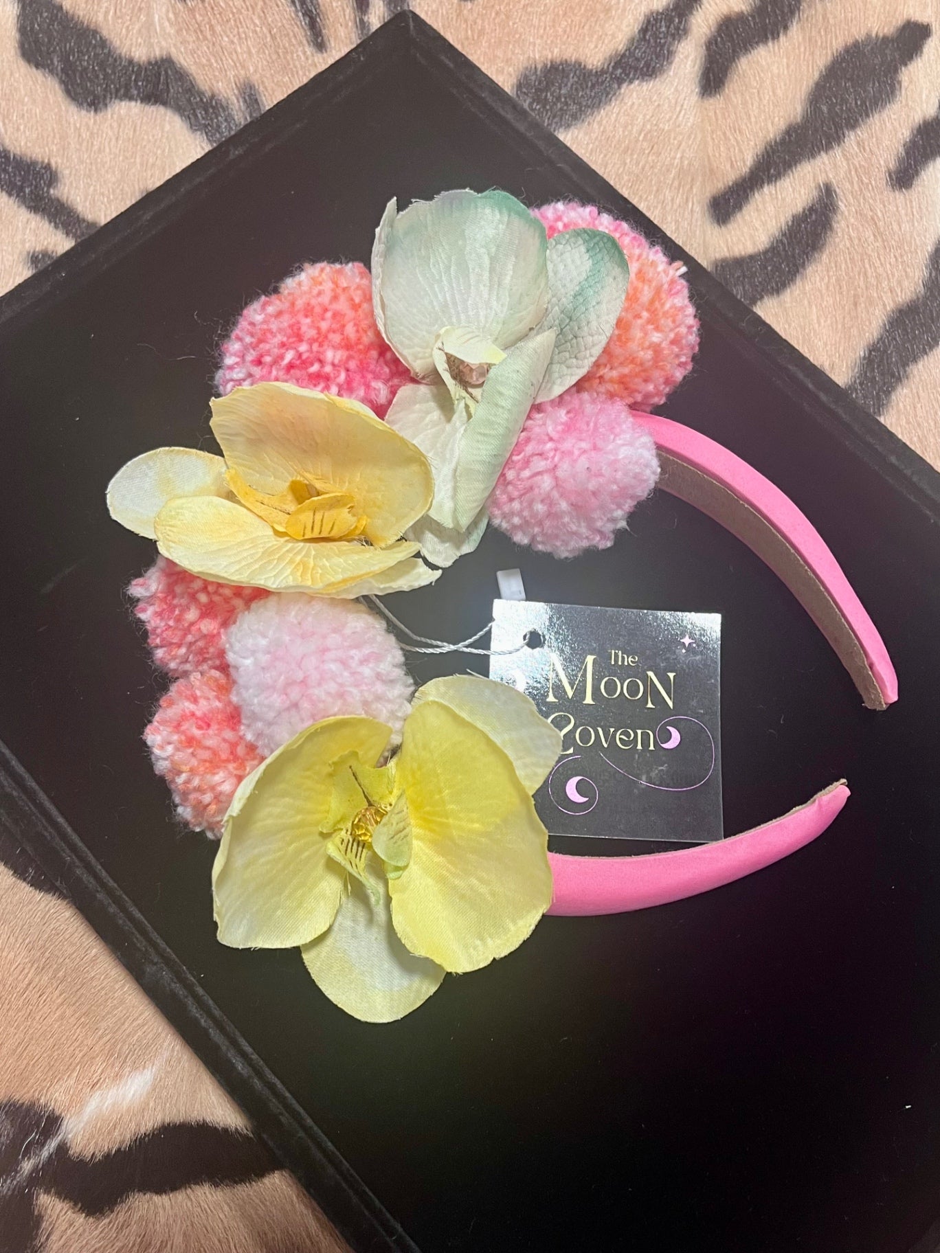 Orchid Pom Pom Pink Headband