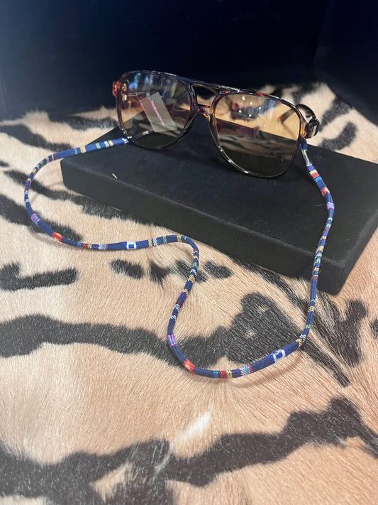 Aztec Sunnies Strap Chain Blue