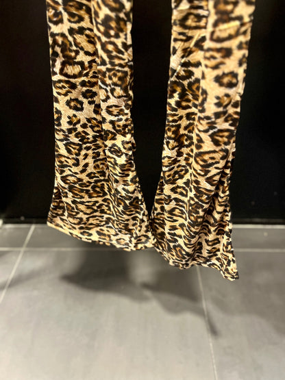 Leopard Print Flares Size S 