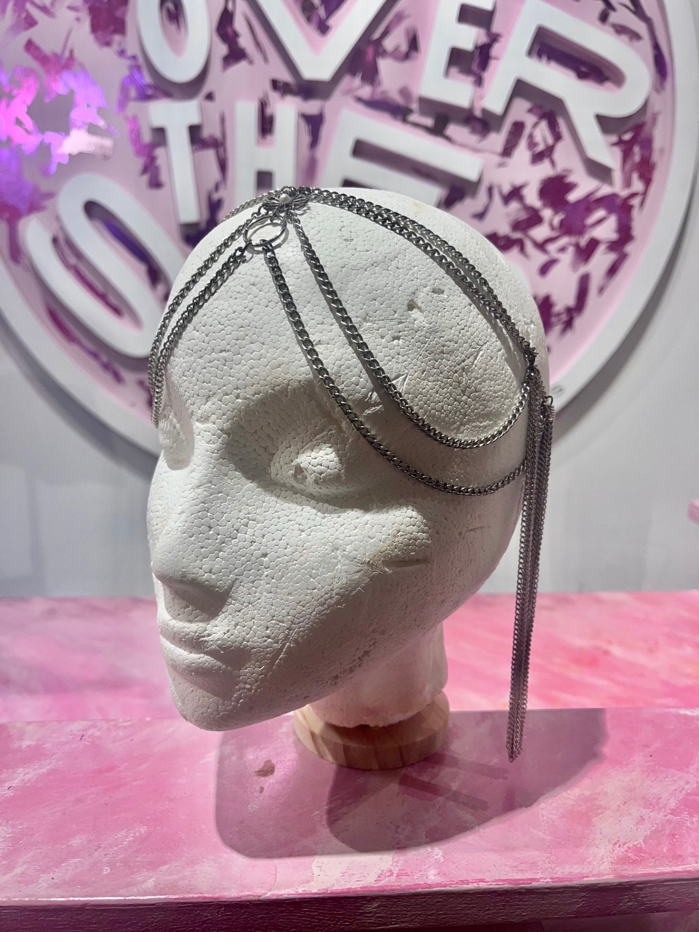 Silver Daisy Chain Head Piece
