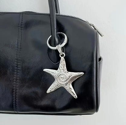 Starfish Silver Bag Charm