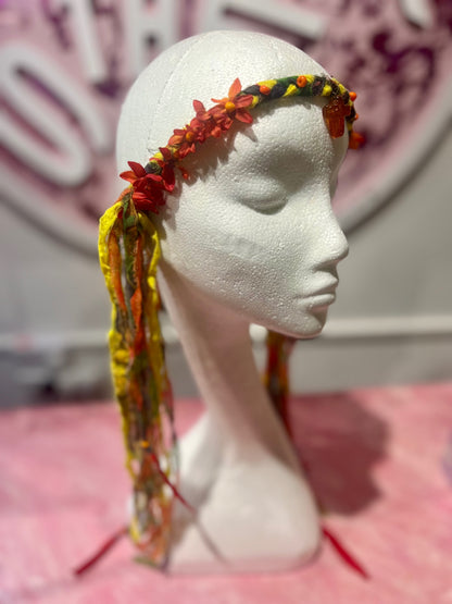 Earth Plaited Tassel Festival Headband