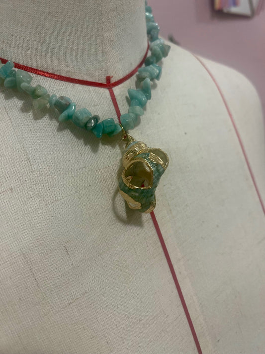 Sea Whisperer Amzonite Necklace