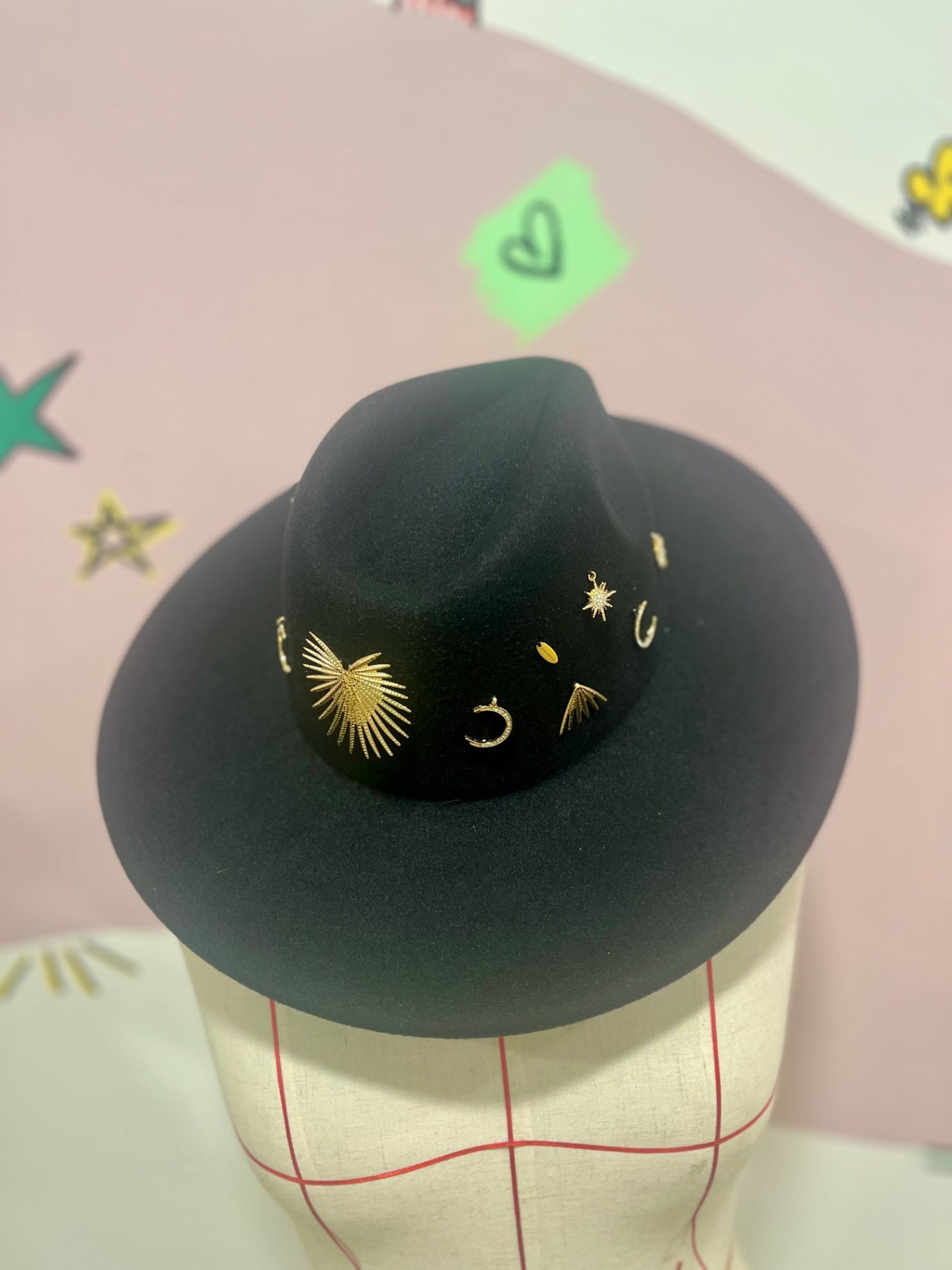 The Astral Authority Hat – Black & Gold Edition