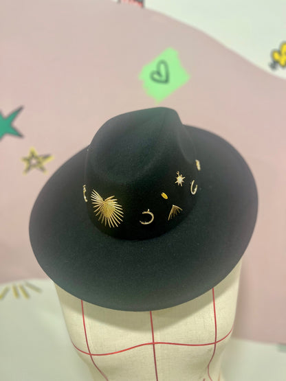 The Astral Authority Hat – Black & Gold Edition