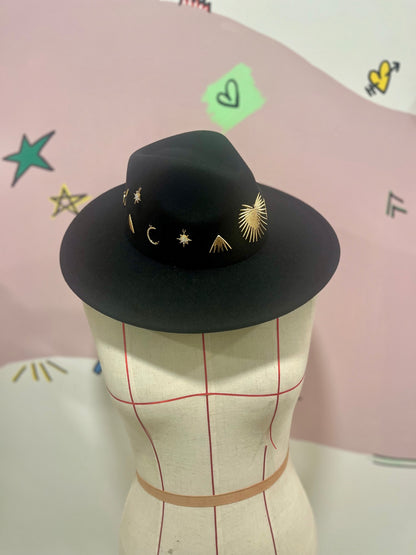 The Astral Authority Hat – Black & Gold Edition