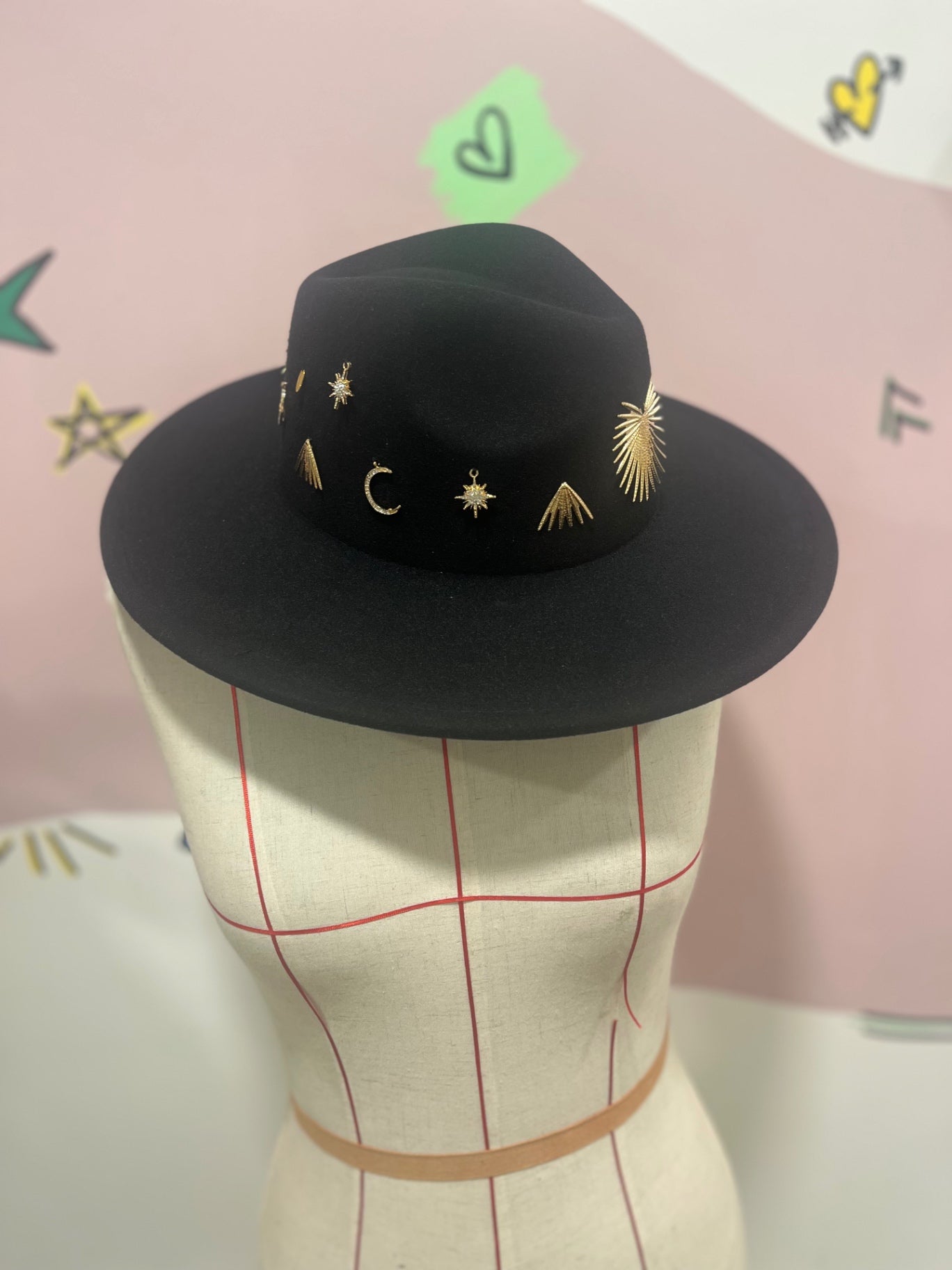 The Astral Authority Hat – Black & Gold Edition