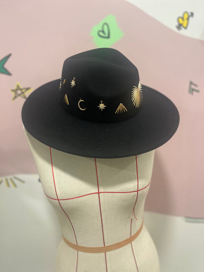 The Astral Authority Hat – Black & Gold Edition