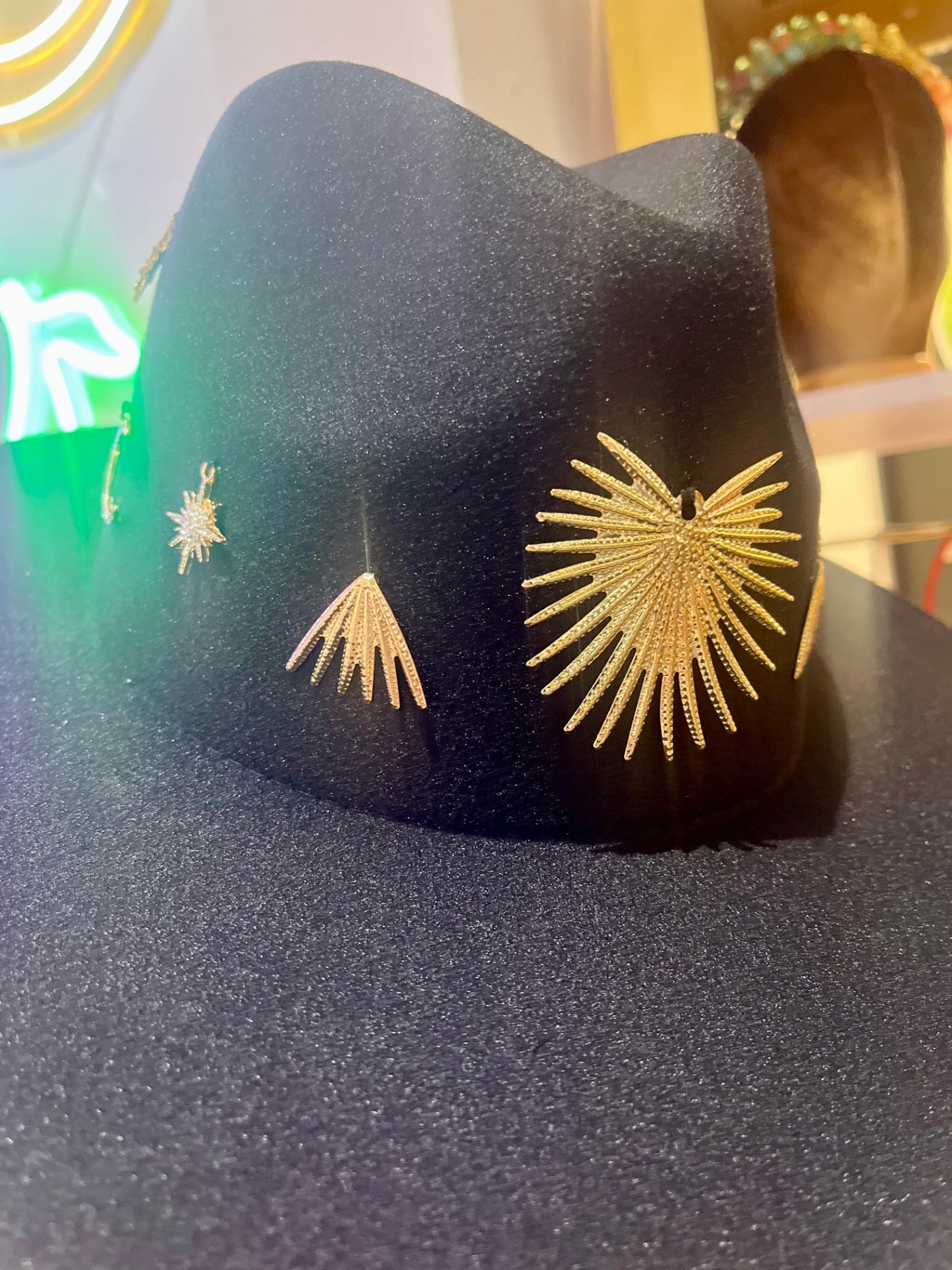 The Astral Authority Hat – Black & Gold Edition