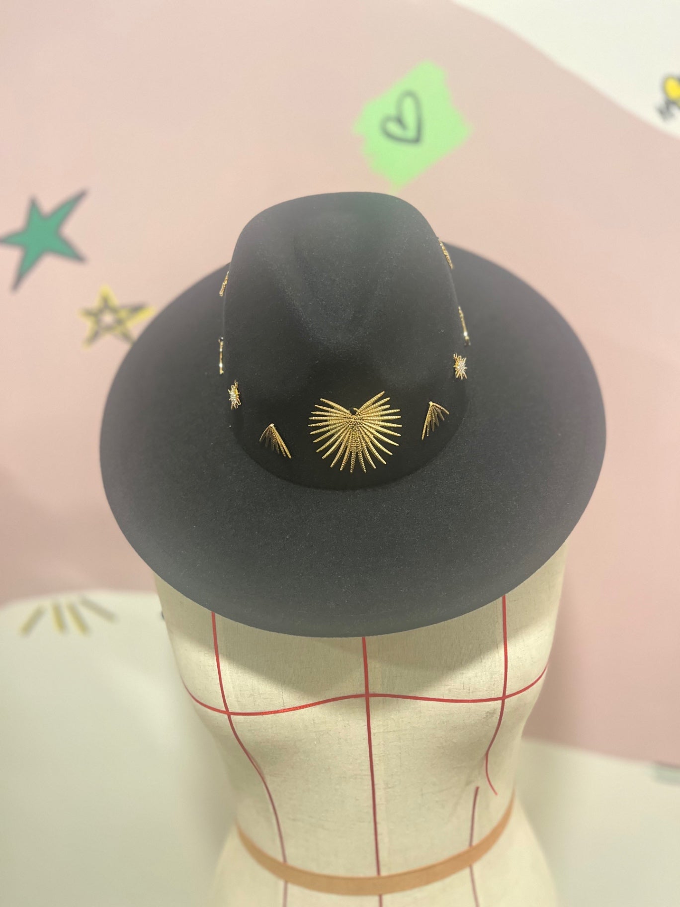 The Astral Authority Hat – Black & Gold Edition