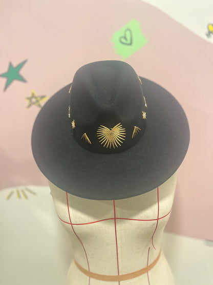 The Astral Authority Hat – Black & Gold Edition