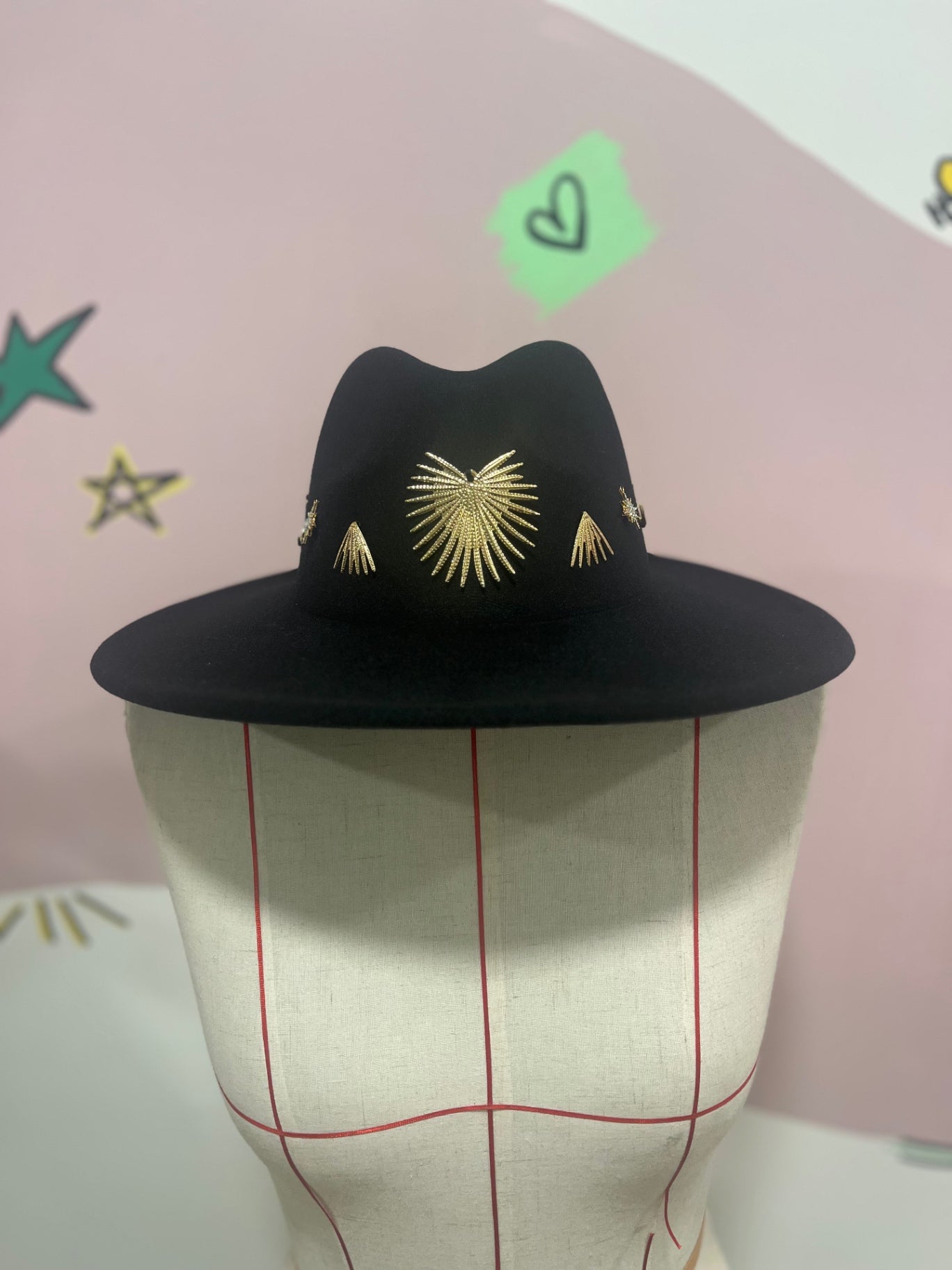 The Astral Authority Hat – Black & Gold Edition