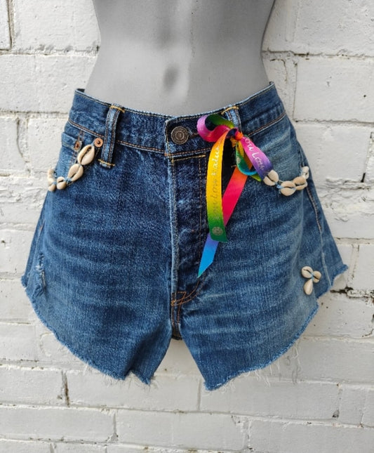 Vintage 501 levi cut offs 32 inch waist 