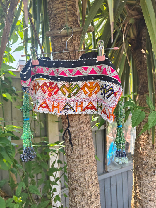 Tribal beaded belt 