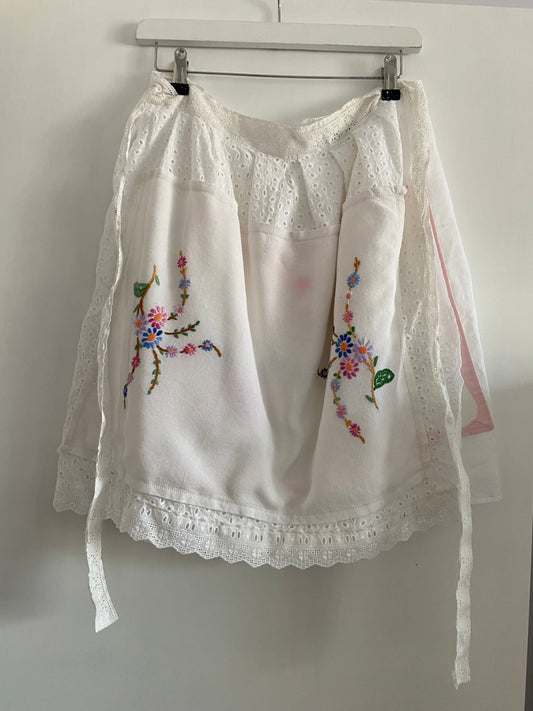 White Summer Wrap Skirt