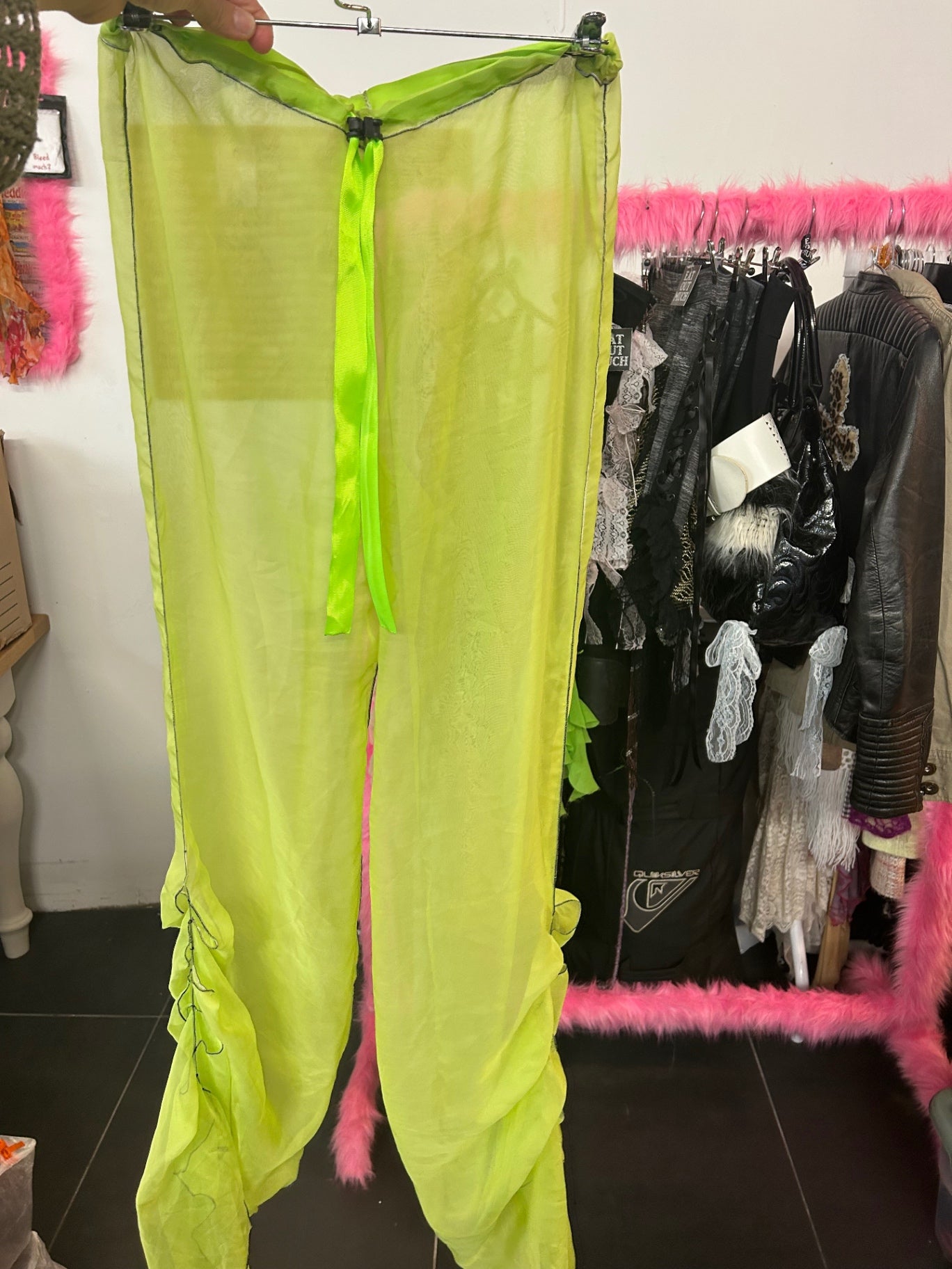 Neon Sheer Trousers - S/M
