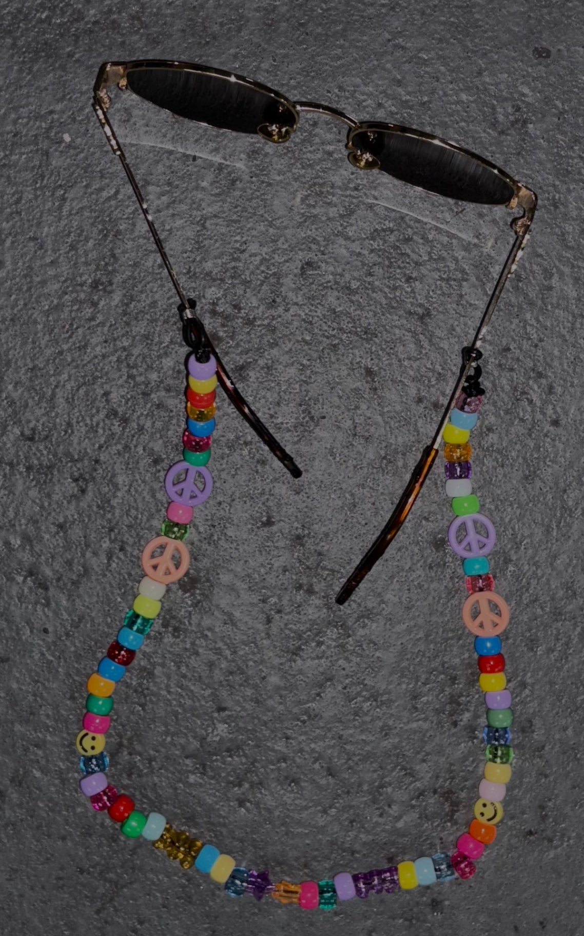 Purple Sunglasses Chain