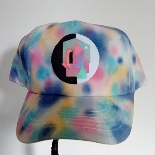 Spotty Brutalist Bird Box Patch Cap