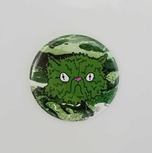 Slime Cat Circle Magnet 