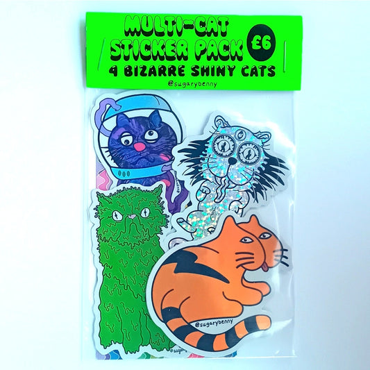 Multi-Cat Sticker Pack 