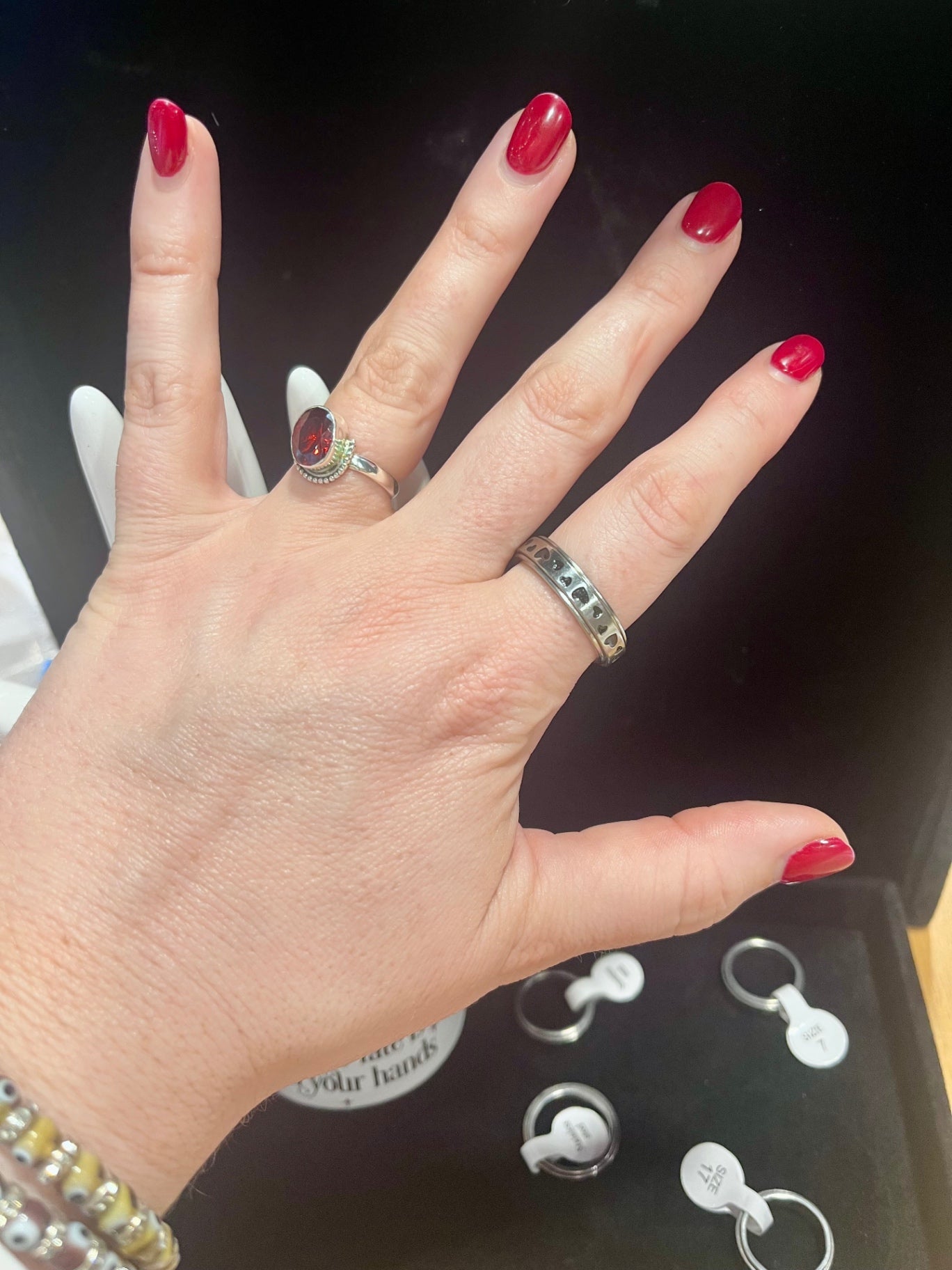 Heart Spinner Ring-Size 10