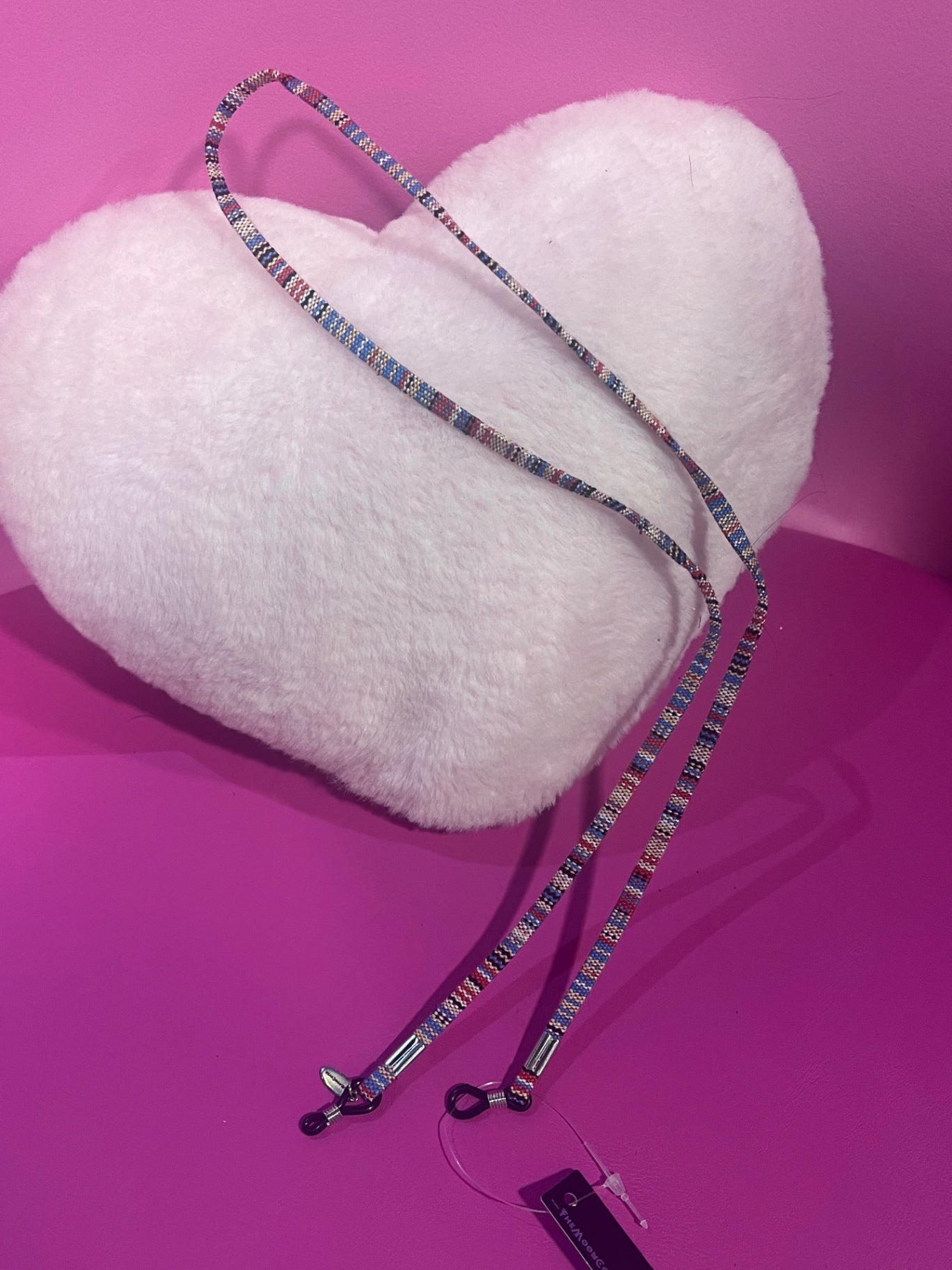 Aztec Sunnies Strap Chain Red/Blue