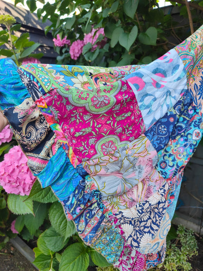 Patchwork Stevie top with tassles 
