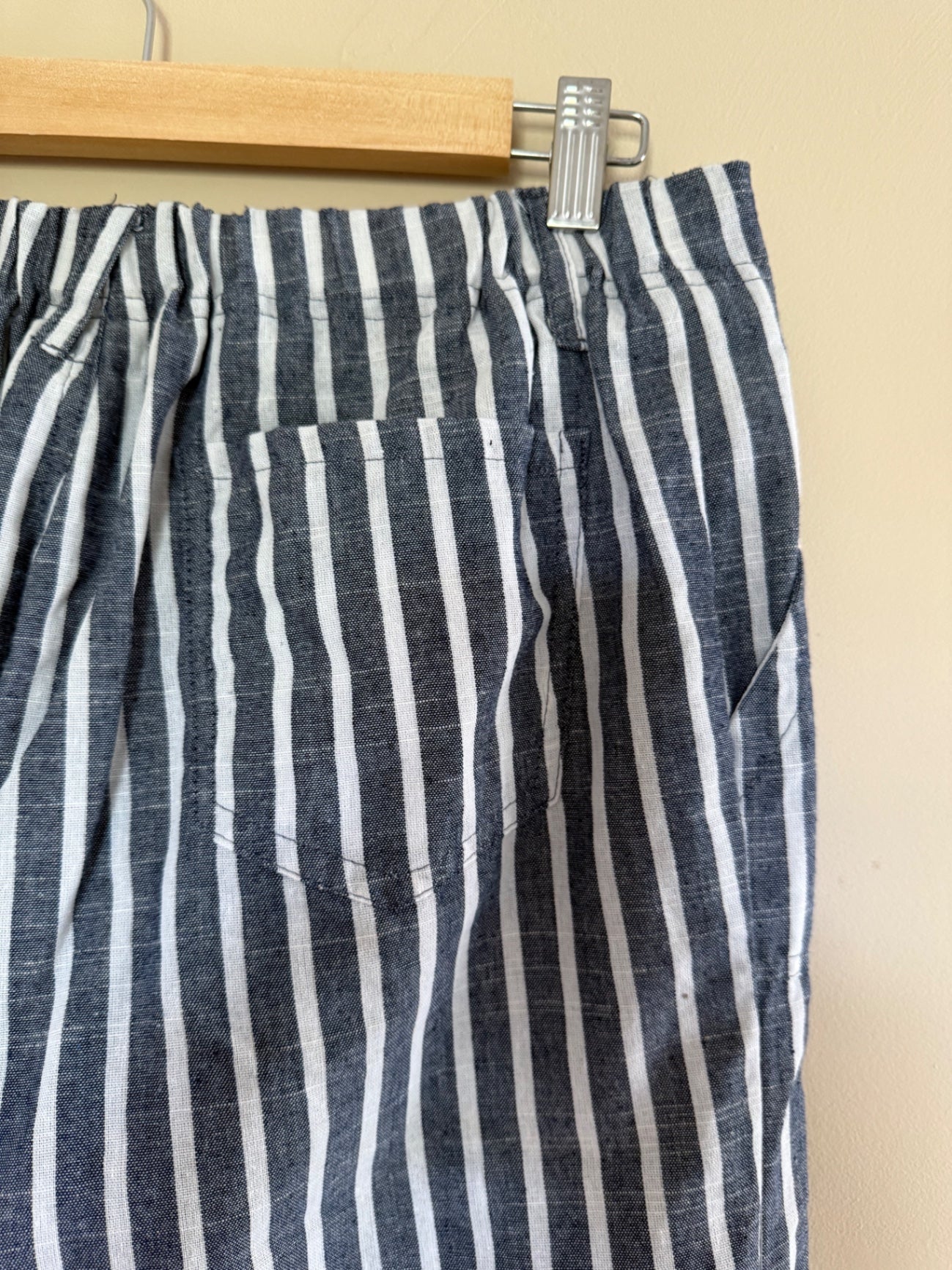 Preloved blue stripe trousers 