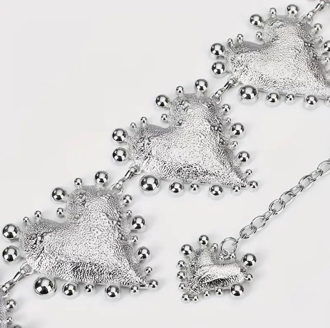 Lunar Love Charm Belt Silver 