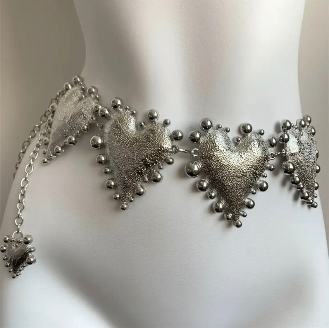 Lunar Love Charm Belt Silver 