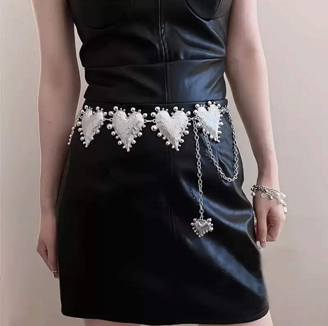 Lunar Love Charm Belt Silver 