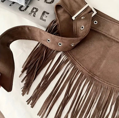 Desert Fringe Buckle Belt 