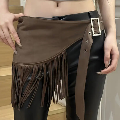 Desert Fringe Buckle Belt 