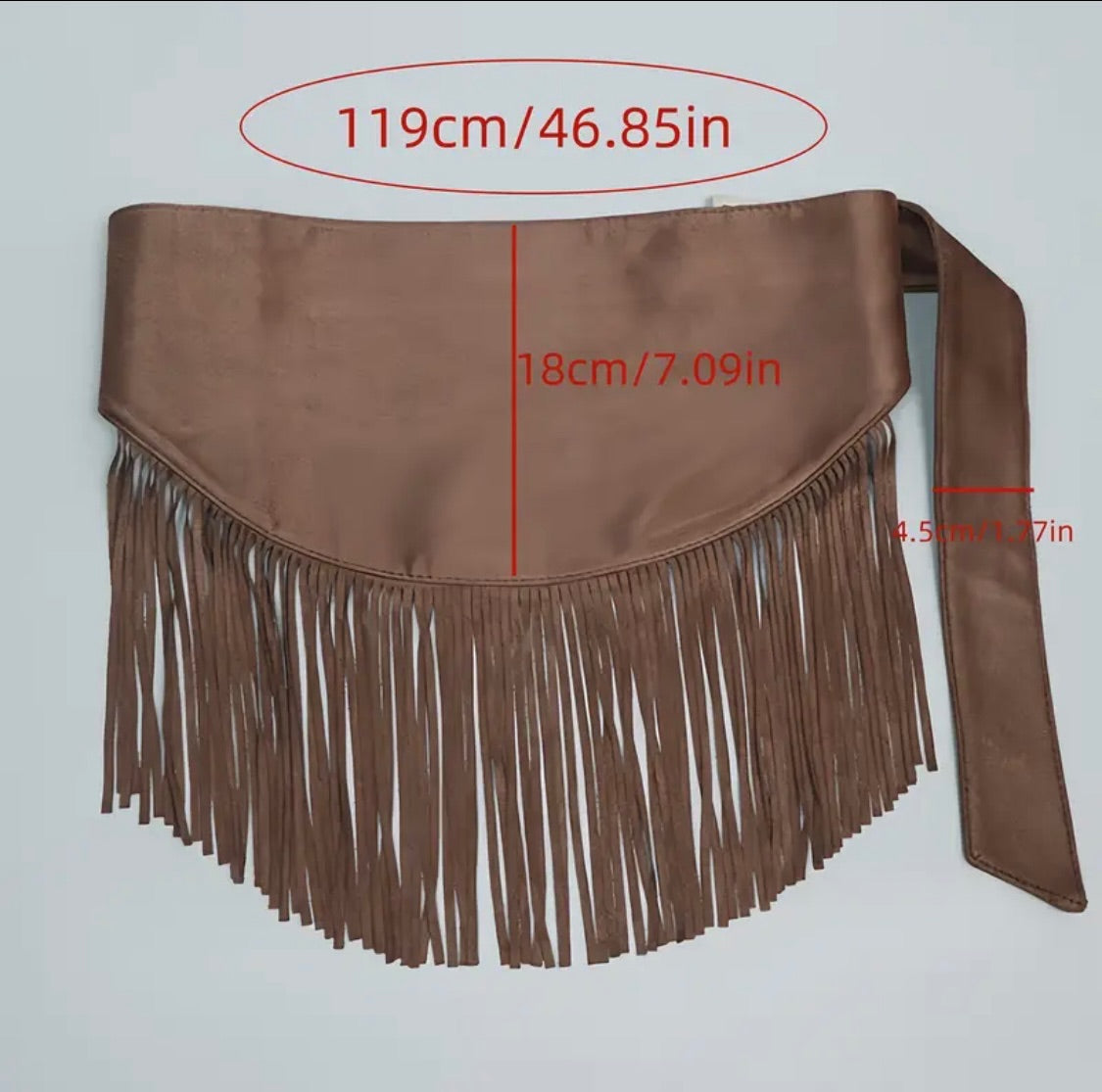 Desert Fringe Buckle Belt 