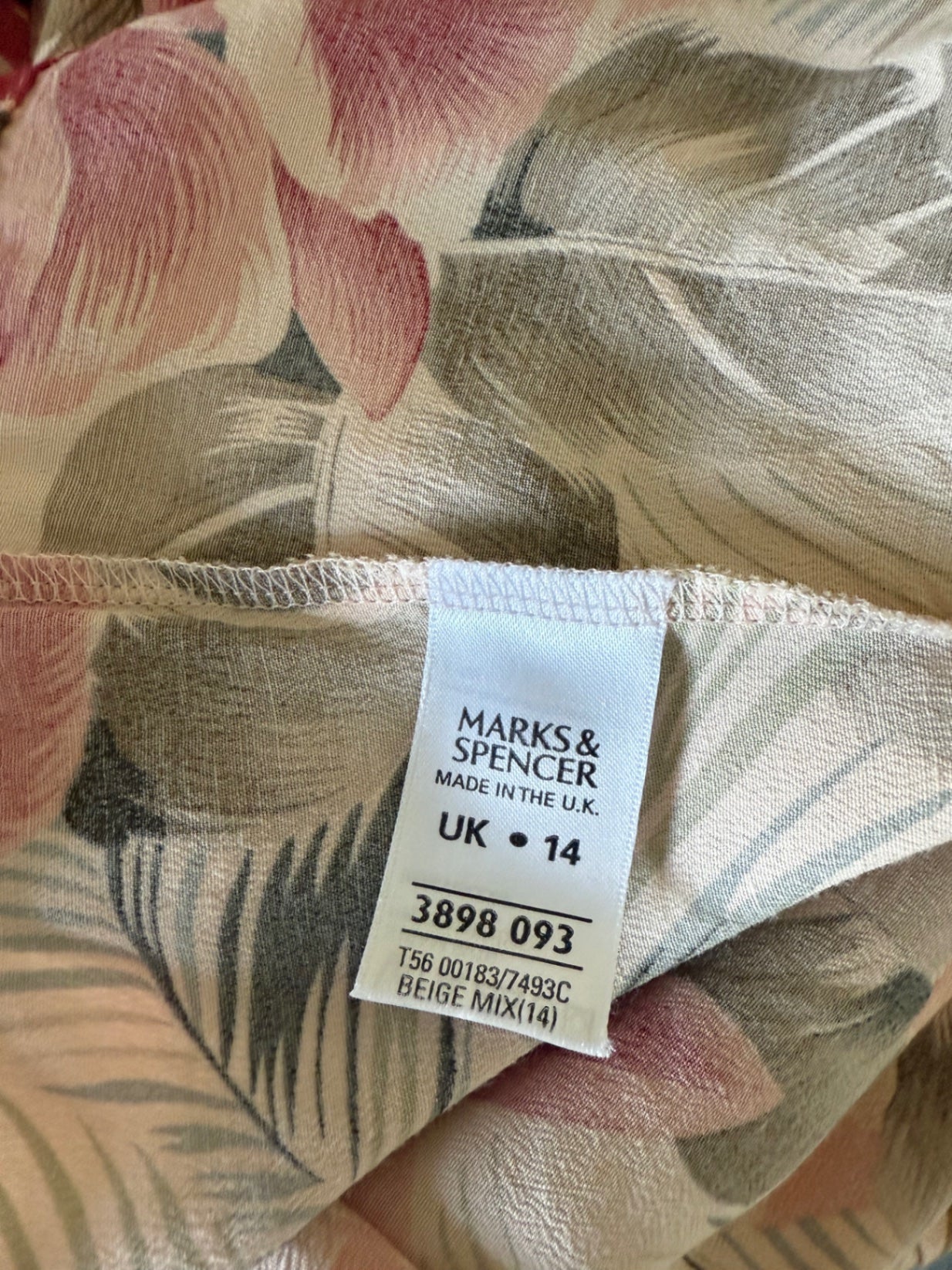 Vintage M&S Floral Shirt 