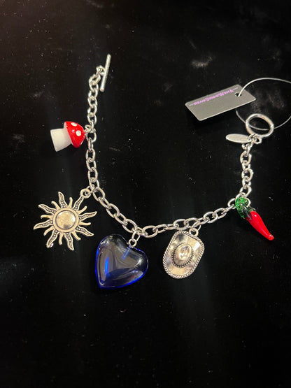 Desert Dreamer Silver Charm Bracelet – T-Bar