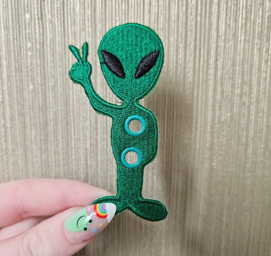 Peace Sign Alien Lace Accessory 
