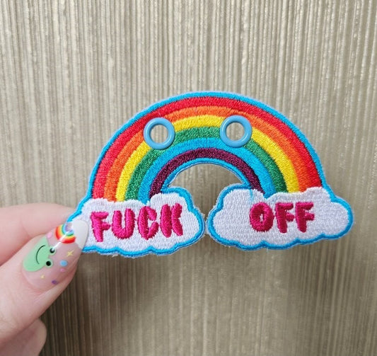 Fuck Off Rainbow Lace Accessory 