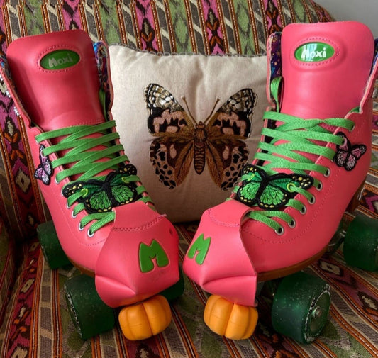 Green Monarch Butterflies Duo Lace Accessories