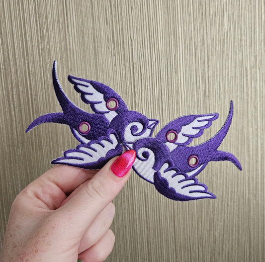 Purple Swallow Duo Lace Accessories