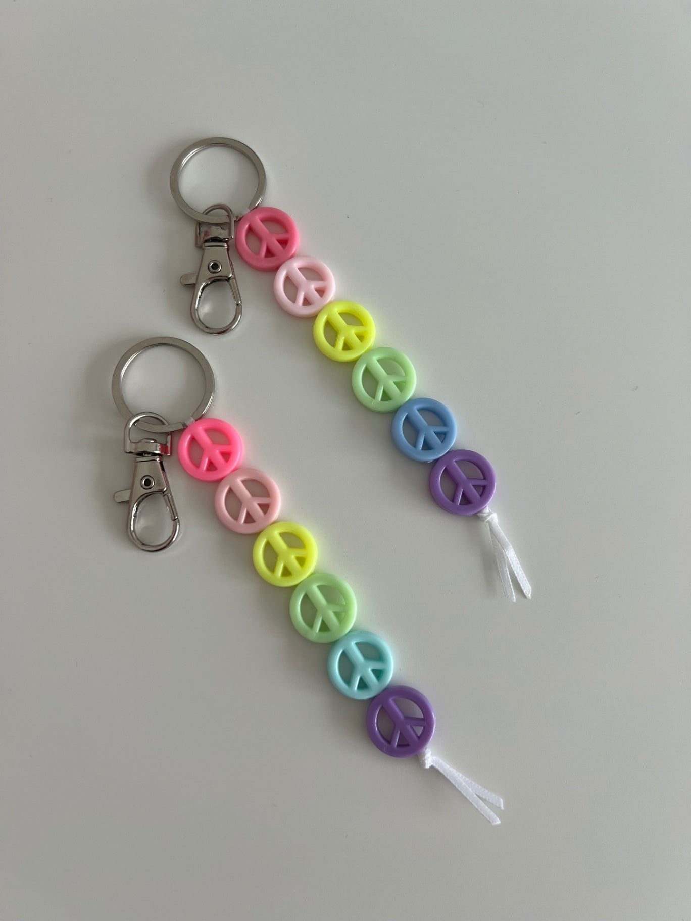 Peace out keyring 