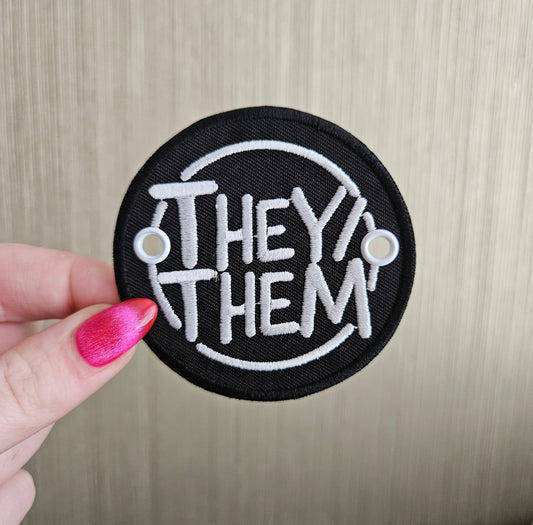 They / Them Pronouns Lace Accessory