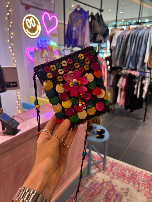 Beaded Flower Bag
